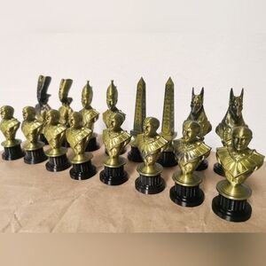 Egyptian Chess Pieces ( 32 Pieces Set- 3d Printed)
